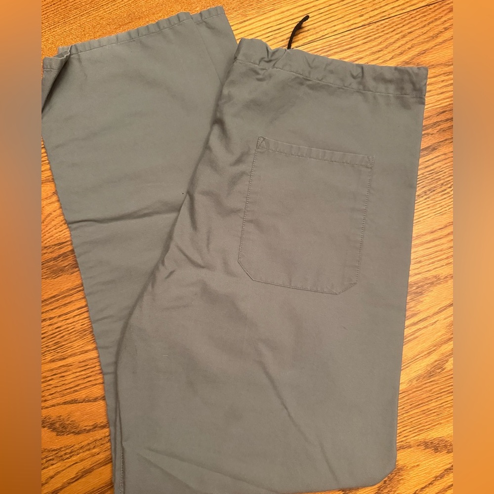 Rx Gear Gray Unisex Drawstring Scrubs Pants